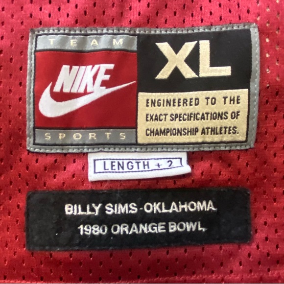 Billy Sims 1980 Orange Bowl Jersey - Picture 5 of 8